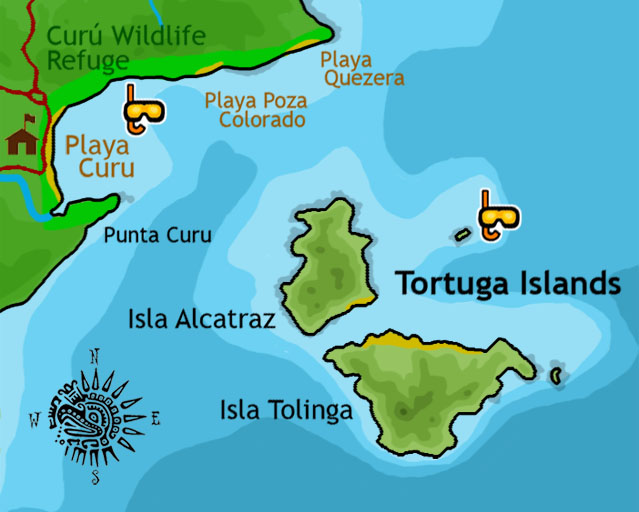 Tortuga Island Map