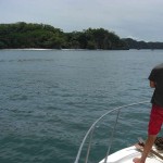 An unknown, deserted beach you'll pass on the way to the Tortuga Islands from Montezuma