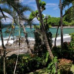 View from the second floor of Mar y Cielo hotel