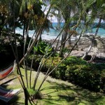 The view from this Montezuma hotel to the north towards Playa Montezuma