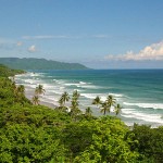 Overhead view of Playa Hermosa