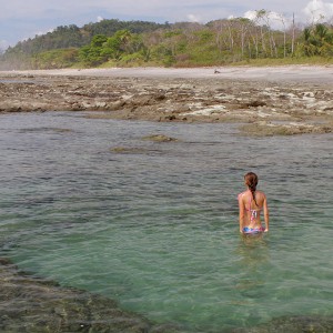 Huge tidepool near to Playa Hermosa, Costa Rica