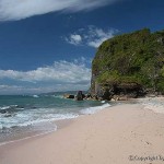 White sand beach of Mal Pais, Costa Rica