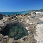 Cristal clear water in Malpais