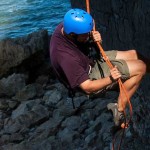 Rock climbing in Malpais